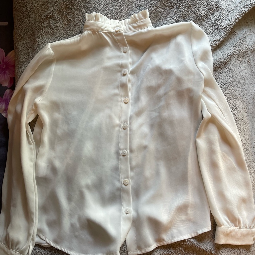 Cream Blouse